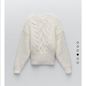 Zara Cable Knit Sweater